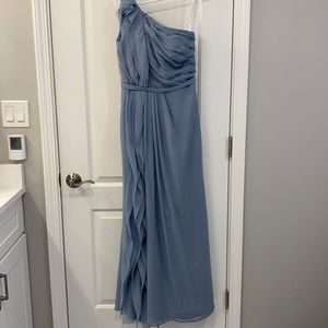 Azazie Sharon in Dusty Blue